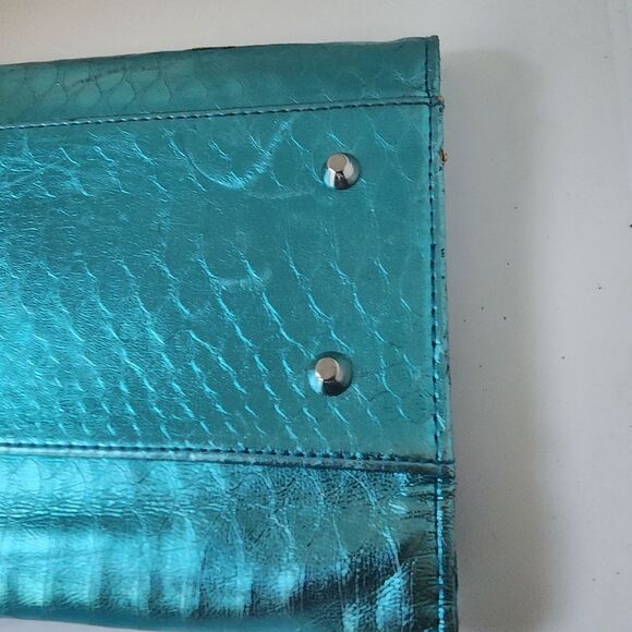 Miche Blue Faux Leather & Metallic Blue Faux Reptile Classic Shell - Picture 9 of 9